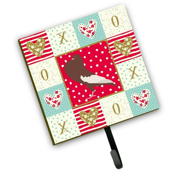 English Pouter Pigeon Love Leash or Key Holder