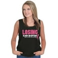 thumbnail image 5 of Losing Not Option Cure Will Be Found Tank Top Tee Shirt Women Brisco Brands S, 5 of 6