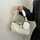 thumbnail image 4 of Bolso Bandolera Kuymtek Con Bordado Diamantes para Mujer Monedero Hobo Blanco, 4 of 9