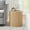 Oak-Round, variant on Wirrytor Round Side Table for living room set of 2, Fluted End Table for Small Spaces, Mid Century Modern Small Accent Tables, Bedside Table, Couch Side Table, Nightstand for Bedroom Couch,Walnut