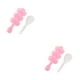 thumbnail image 1 of Cateissary Molde para hacer bolas de arroz, cocina artesanal, fabricante de rollos hecho a mano, restaurante casero, comedor, cafetería, molde con cuchara Rosado 2piezas Cateissary CBP443125, 1 of 5