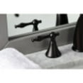thumbnail image 5 of Kingston Brass KS2974NL 8-Inch Widespread Lavatory Faucet, Polished Chrome/Polished Brass, 5 of 7