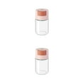 thumbnail image 3 of Maoww Quantitative Spice Bottle Circular Transparent Moistureproof Indoor Kitchen Restaurant Seasoning Jar Glass Container Pink 2Set, 3 of 6