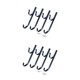 thumbnail image 1 of Yuarrent Paquete de 2 colgadores para piscinas, gancho para piscinas, estante de Metal montado en la pared con soporte de carga de aleación de aluminio, Type2 NO2 Yuarrent CBP493447, 1 of 6