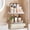 Cream White, variant on Visualz Bathroom Organizers and Storage, 2 Tier 2 Drawer Makeup Organizer Countertop, Easy to Install, Ideal for Bathroom Counter, Vanity, Ideal for Women Girls, Clear