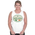 thumbnail image 4 of Saint Patricks Day Ireland Flag Party Plus Size Graphic Tank Top Brisco Brands 3X, 4 of 5