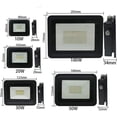 thumbnail image 5 of Reflector led reflector exterior 10w 20w 30w 50w 100w lámpara de pared reflector Ip68 impermeable jardín iluminación (blanco frío, 100w) Feliz Sencillez, 5 of 5
