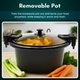 thumbnail image 3 of Elite Cuisine MST512 8.5Qt. Stainless Steel Programmable Slow Cooker with locking lid, 3 of 6