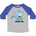 thumbnail image 3 of Inktastic My Great Uncle Loves Me with Cute Sharks Boys or Girls Toddler T-Shirt, 3 of 5