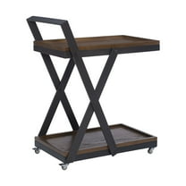 Linon Elinore Bar Cart Barley