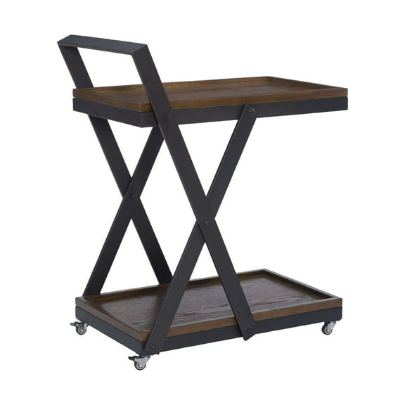 Linon Elinore Bar Cart Barley