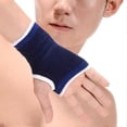 thumbnail image 3 of 1 Set 10pcs Royal Blue Wrist Ankle Brace Knee Elbow Pad Hand Half Palm Protection Gloves Compression Knitted Arthritis Tendonitis Pain Relief Sock Pro, 3 of 4