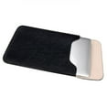 thumbnail image 6 of Laptop Cover Waterproof PU Storage Sleeve Bag Notebook Computer Cover Replacement for MacBook, Black, 15.4 inch, 6 of 10