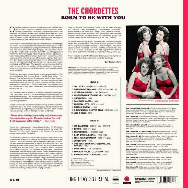 The Chordettes - Born To Be With You: The Hits [Limited 180-Gram