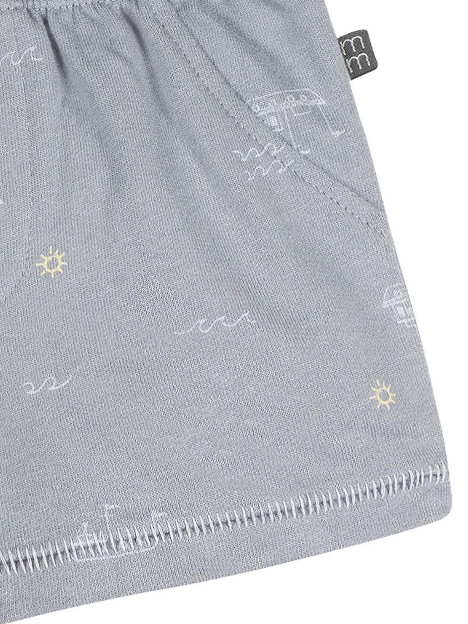 Modern Moments by Gerber Baby Boy Organic Shorts with Mock Pocket, Sizes 0/3 Months - 24 Months