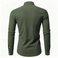 thumbnail image 4 of Elastic Shirt New Men's Business and Leisure Long Sleeved Shirt Slim Fit Professional Dress Best-selling Seasonal Style, 4 of 6