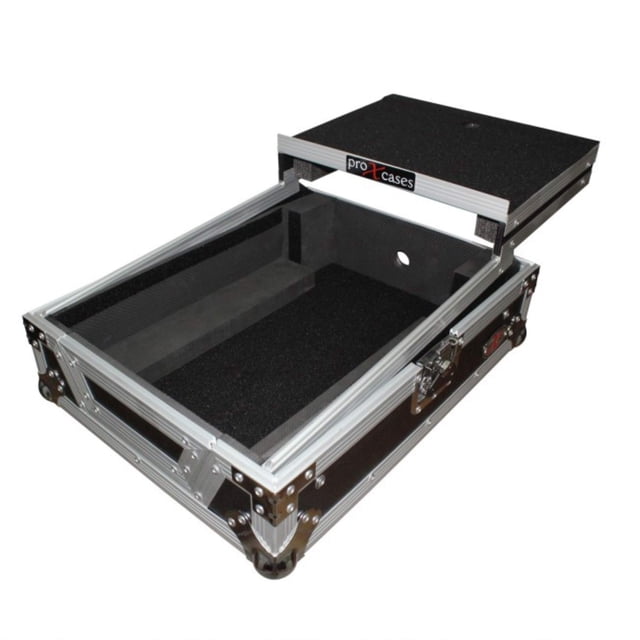 Maletín para Mixer DJ ProX XS-M12LT de 12" con Repisa para Laptop