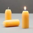 thumbnail image 2 of Kings County Tools 3-Pack Unscented Beeswax Candles - 1.5x3.25in Lantern Pillar Candles, 12hr Burn Time, 2 of 7