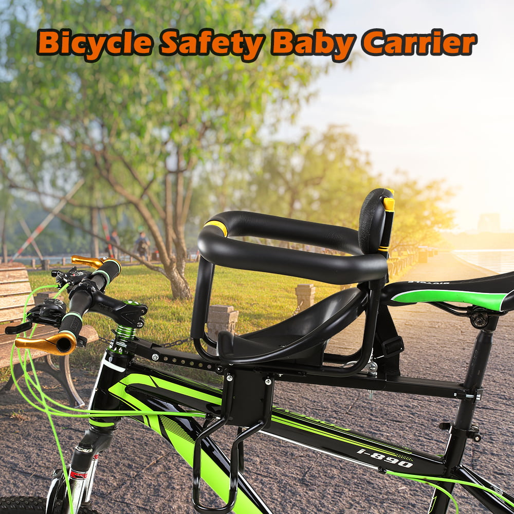 Kids Mountain Bike Detachable Front Mounted Seat Baby Carrier Chair 
