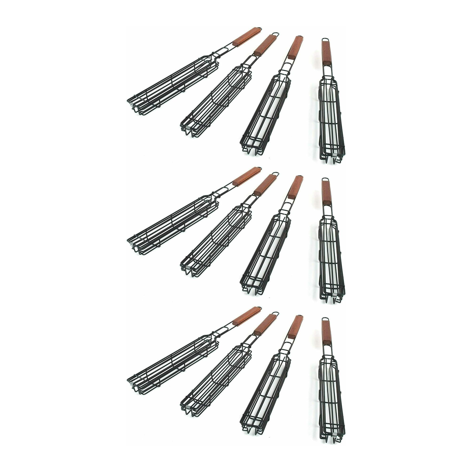 Charcoal Companion CC6300 NonStick Kabob Baskets (Set of 12)