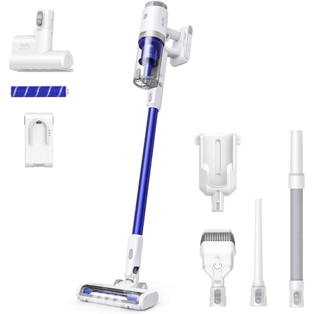 Open Box eufy by Anker HomeVac S11 Infinity, Cordless Stick Vacuum Cleaner - White/Blue