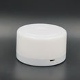 thumbnail image 1 of OULII Round Bedside Lamp Cold Color Bedroom Bed Lamp 1Set, 1 of 8