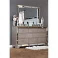 thumbnail image 2 of Furniture of America Celina Wood 8-Drawer Dresser and Mirror in Gold Champagne, 2 of 6