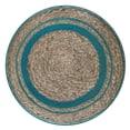 thumbnail image 3 of Simpli Home Serena Contemporary Round Braided Pouf in Dove Gray Cotton, 3 of 4