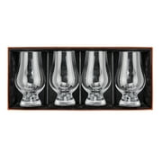 Whiskey Glasses, Set of 4 Glencairn Tulip Glasses for Whiskey in Gift Box