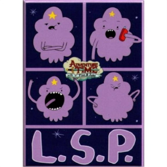 ADVENTURE TIME L.S.P, Officially Licensed, & Exclusively Trademarked Original Artworks magnet