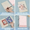 thumbnail image 4 of 1 Set Happiest Moment Greeting Card Holder Organizer Wooden Card Keeper Binder Planning Book Rose Flowers Birthday Cards Keeper Photo Album Cover Graduation Wedding Planner Journal Keepsake Gift, 4 of 7