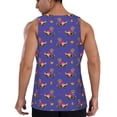 thumbnail image 3 of Easygdp Labrador Retriever Dog Men's Tank Top, Sleeveless Muscle T Shirts, Breathable, Quick-Dry, Loose for Gym, Running, Fitness - 4X-Large, 3 of 9