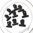 thumbnail image 3 of 20pcs 22mm Bulldog Stainless Steel Metal Paper Letter Grip Clips Clamp, 3 of 5