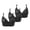 Black, variant on Women Bra 3 Pack Floral Print Support Bra Triple Hook Closure Black 36