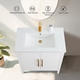 thumbnail image 6 of Vanity Art 30” Single Sink Bathroom Vanity Cabinet with Ceramic Countertop, 6 of 12
