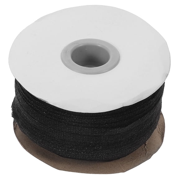 BESTYASH Black Fusible Interfacing Roll, Iron-On Non-Woven Fabric for Sewing, Clothing, Crafting, and Projects