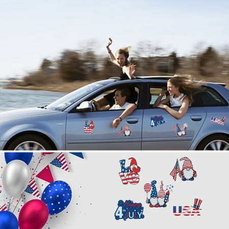 

NGTEVOOS Clearance American Independence Day Fridge Magnets Indoor Outdoor Car Magnetic Tiles