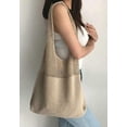 thumbnail image 2 of Kukuzhu Women Crochet Bag Knitted Tote Bag Grunge Tote Bag Cottagecore Shoulder Bags Mesh Hollow Casual Classic Purse, 2 of 2