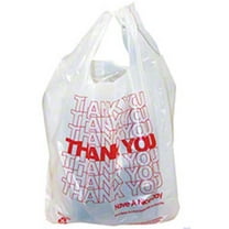 Royal Thank You Plastic Bag, 1/6, 11.5" x 6.5" x 21", 12 Mic, Case of 1000