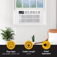 thumbnail image 5 of Whirlpool 24,000 BTU 230V Window-Mounted Air Conditioner with Remote Control, WHAW242CW, 5 of 19