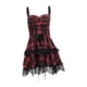 thumbnail image 3 of Minivestido Punk clásico a cuadros oscuro para Cosplay, cumpleaños, carnaval, juego de rol, fantasía S Yuyangstore Mini vestido punk, 3 of 8