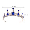 thumbnail image 4 of CIMAXIC Wedding Wedding Crown Bride Crown Rhinestone Crown Birthday Party Tiara Wedding Hair Accessory,5.91"X5.91"X1.97", 4 of 4
