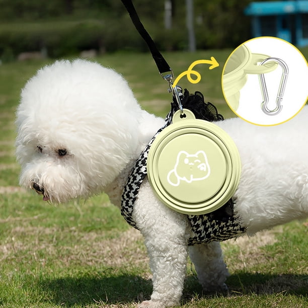 Comedero plegable para mascotas, cuenco portátil para agua y comida, cuenco de silicona portátil, cuenco para perros.