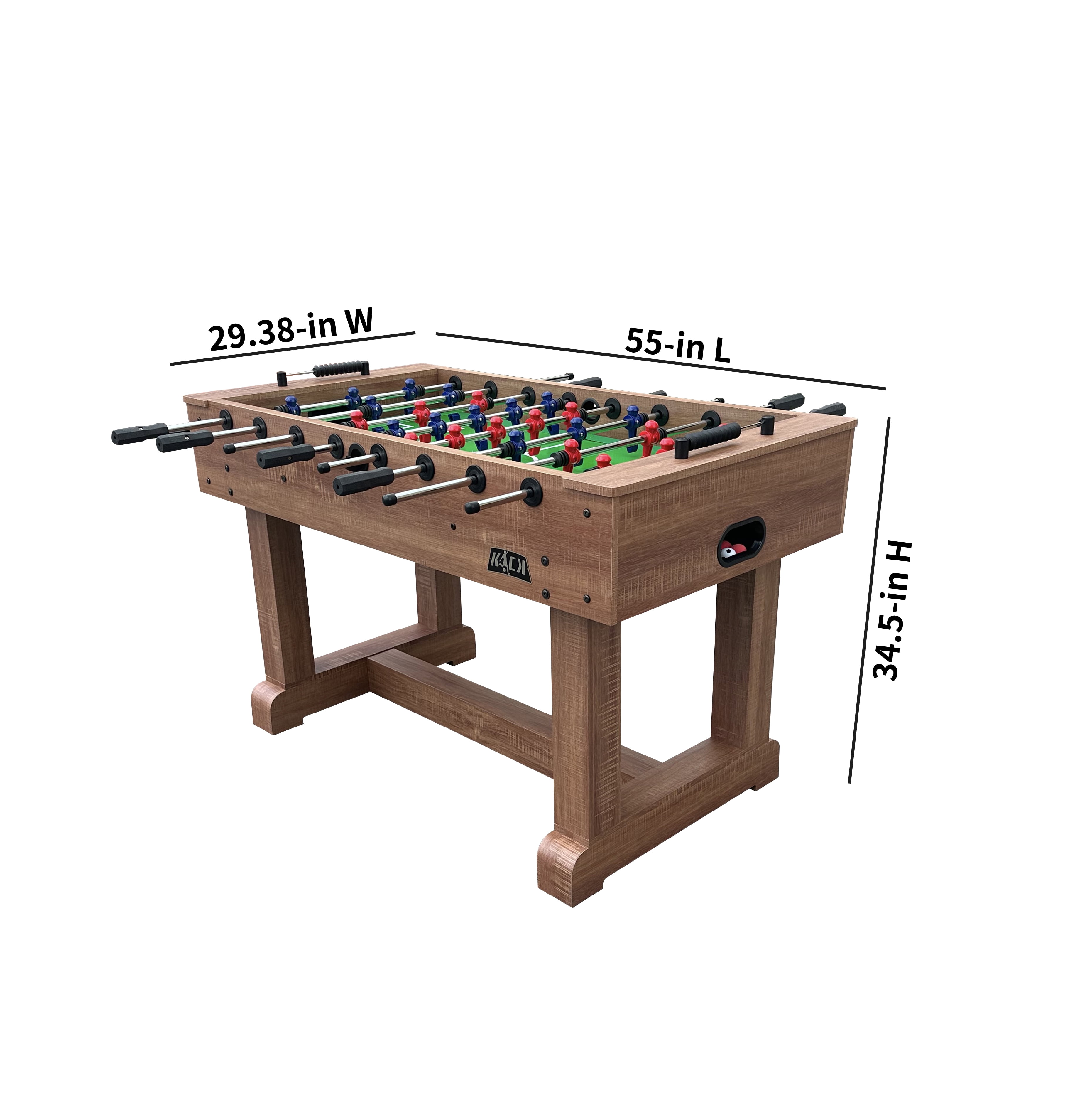 KICK Brigade 55" Foosball Table (Brown)