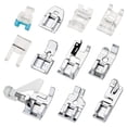 thumbnail image 1 of Shisuyan 1Set 11Pcs Multifunctional Sewing Machine Foot Knitting Foot Sewing Machine Accessories for Home (Silver), 1 of 8