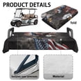 thumbnail image 6 of Aplkyhs Golf Cart Seat Cover American Flag Wolf Lightweight Golf Blanket for EZGO TXT RXV Protect Your Golf Car Seat Keeps Seat Warm and Comfortable Easy to Install, 6 of 7