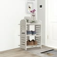 thumbnail image 5 of RKSTN PVC Three Tier Shoe Rack Narrow Shoe Rack Doorway Narrow Slit Shoe Rack Space-Saving Multi-Tier Shoe Rack Compact Shoe Cabinet Open Shoe Cabinet organization and storage, 5 of 5