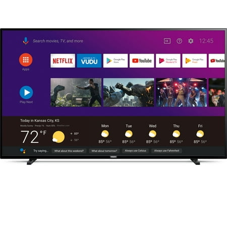 Restored Philips 65" Class 4K Ultra HD (2160p) Android Smart LED TV with Google Assistant (65PFL5604/F7) (Refurbished)