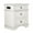 White, variant on Ktaxon Solid Wood Nightstand with Outlets & USB Ports, 3 Drawer Traditional Cottage Bedside Table, Wash White