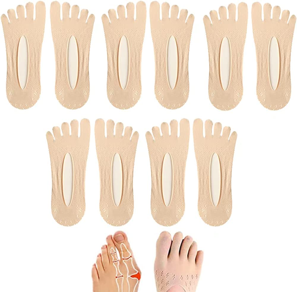 5Pair Health Sock, Bunion Corrector for Women, Gout Socks, Five Finger